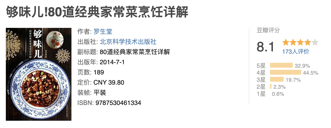 够味儿!80道经典家常菜烹饪详解 够味儿!80道经典家常菜烹饪详解
