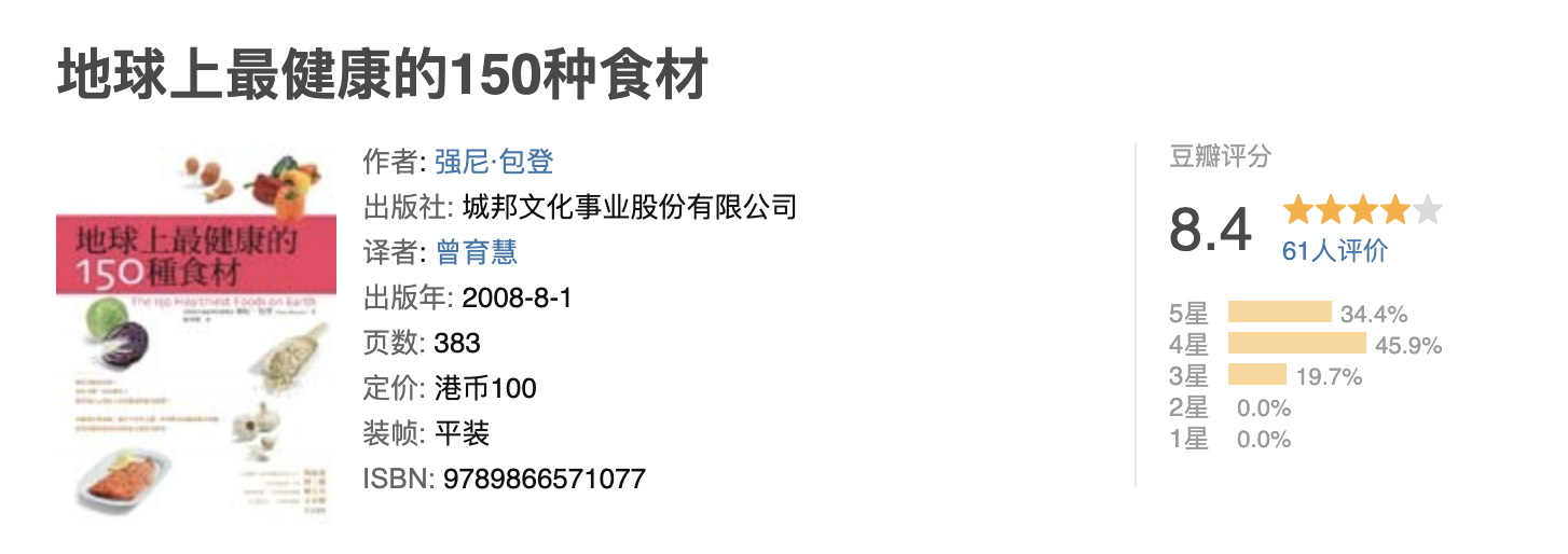 地球上最健康的150种食材 地球上最健康的150种食材