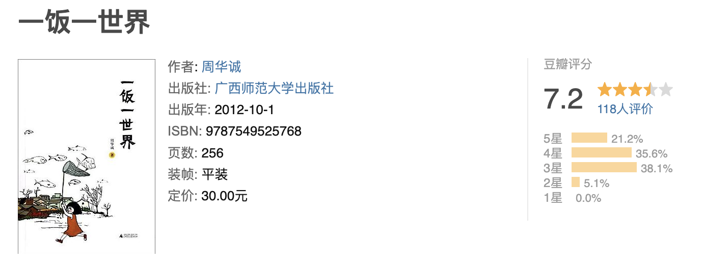 一饭一世界